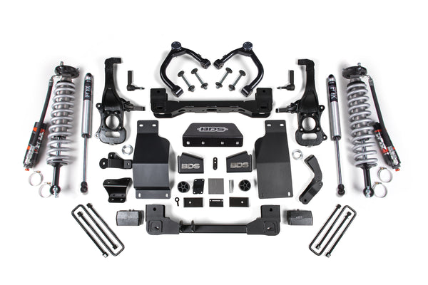 BDS Suspension Ensemble de rehaussement 4 po — Diesel, 2020-2024 Chevrolet Silverado 1500, GMC Sierra 1500, certaines versions (BDS783FPE)