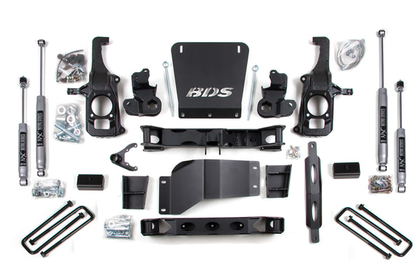BDS Suspension 6.5" Lift Kit — 4WD — 2011-2019 Chevrolet Silverado 2500 HD / 3500 HD, GMC Sierra 2500 HD / 3500 HD (BDS197FS)