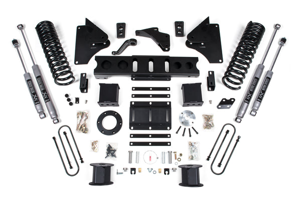 BDS Suspension 6" Lift Kit — Diesel, Factory Rear Air Ride — 2013-2018 RAM 3500, 4WD (BDS1649H)