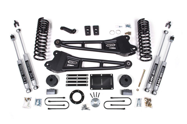 BDS Suspension 6" Lift Kit — Diesel, Factory Rear Air Ride — 2013-2018 RAM 3500, 4WD (BDS2106H)