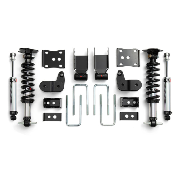 QA1 Ensemble d'abaissement à double réglage 21-26 Ford F150 2WD (3.5 po-5.5 po)