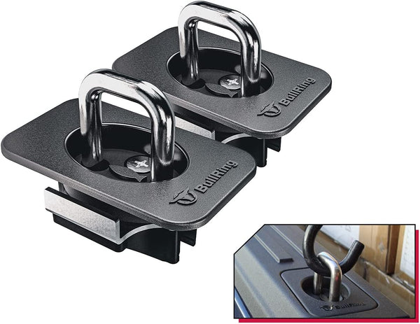 Bull Ring Ford Flush -Fit Retractable Tie Downs Middle & Rear