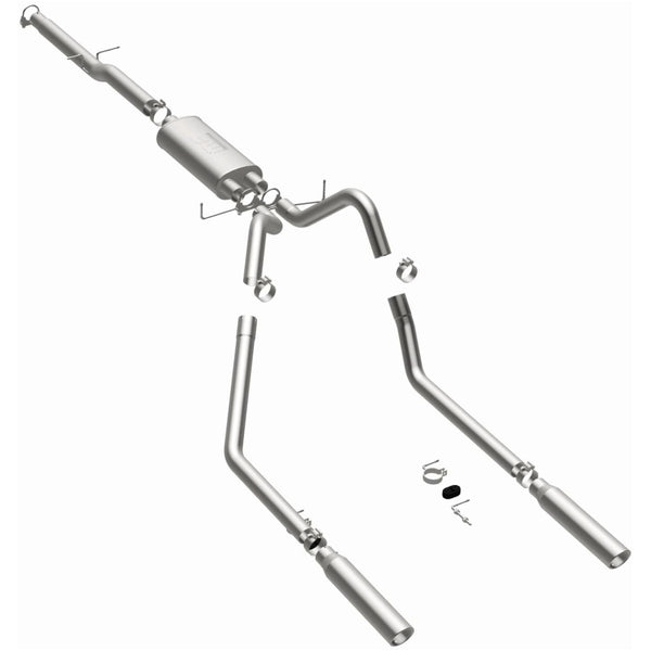 Magnaflow Street Series Stainless Cat-Back Exhaust System, Dual Split Rear Exit — 98-01 Dodge Ram 1500 (15771)