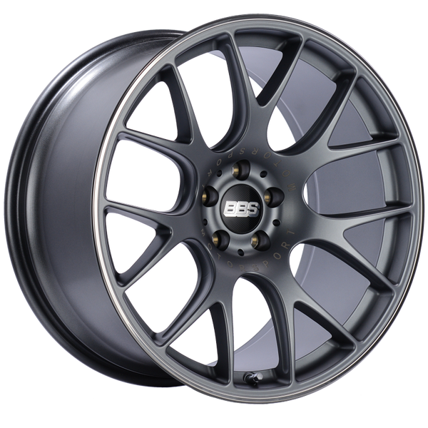 BBS Roue CH-R 20x10.5 5x114.3 ET24 alésage central 66 à protège-jante poli - titane satiné