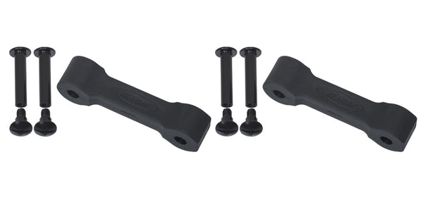 Kentrol Caoutchoucs de loquet de capot de remplacement (paire) 07-18 Jeep Wrangler JK - noir texturé