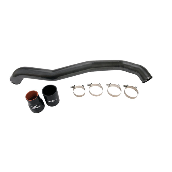 Wehrli Tuyau de refroidisseur intermédiaire côté conducteur 3 po 11-16 Chevrolet 6.6L LML Duramax - blanc brillant
