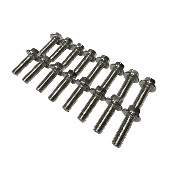 Kooks Ensemble de boulons de collecteur en inox Dodge Hemi/Modular qté 16 - boulons M8-1.25 x 25mm