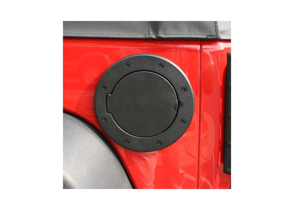 Rugged Ridge FUEL Cover Black Aluminum 0717 Wrangler