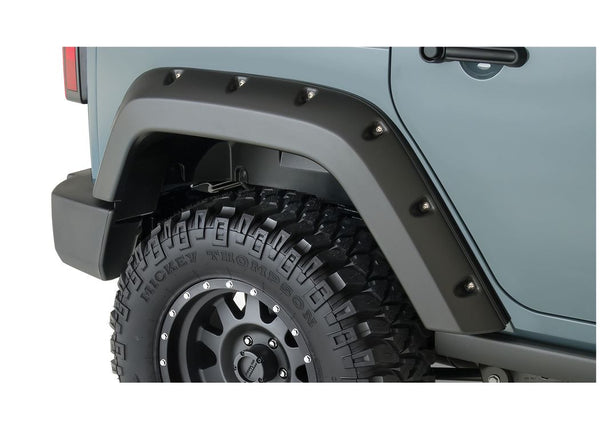 Bushwacker Fender Flares — 2007-2018 Jeep Wrangler JK (10080-02)