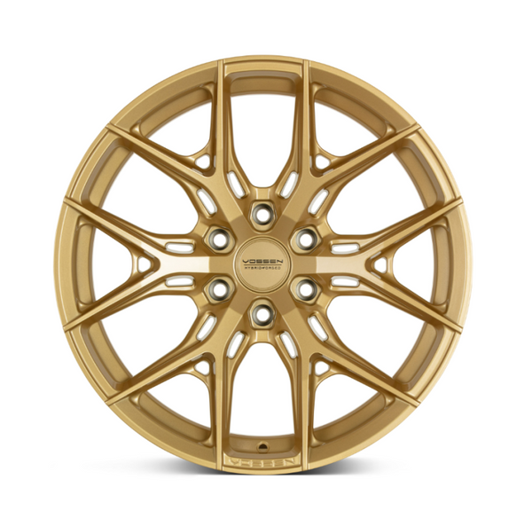 Vossen HF6-4 20x9.5 - 6x135 - ET15 - Deep Face - 87.1 - Satin Gold Wheel