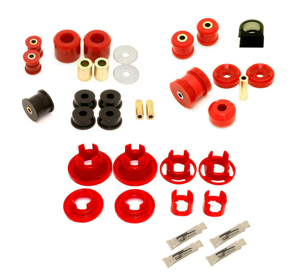 BMR Ensemble complet de coussinets de suspension version Street (BK041/BK021/BK022) 10-11 Camaro 5e génération - noir/rouge