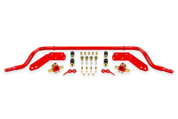 BMR 78-87 G-Body Front Sway Bar Kit - 1.25in Hollow - 2-Hole Adjustable - Red