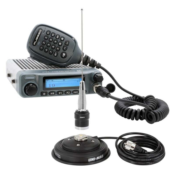 Rugged Radios Radio Kit - G1 ADVENTURE SERIES Waterproof GMRS Mobile Radio with Antenna