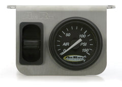 Ridetech Panneau de commande de suspension pneumatique analogique 1 voie - interrupteur à palette pneumatique