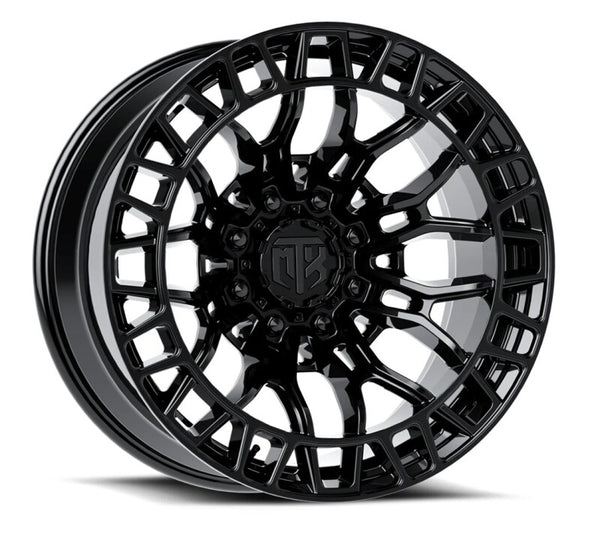 MTX Roue Phantom 8 24x10 po / 8x170 / déport -18mm / alésage 124.1mm - noir brillant