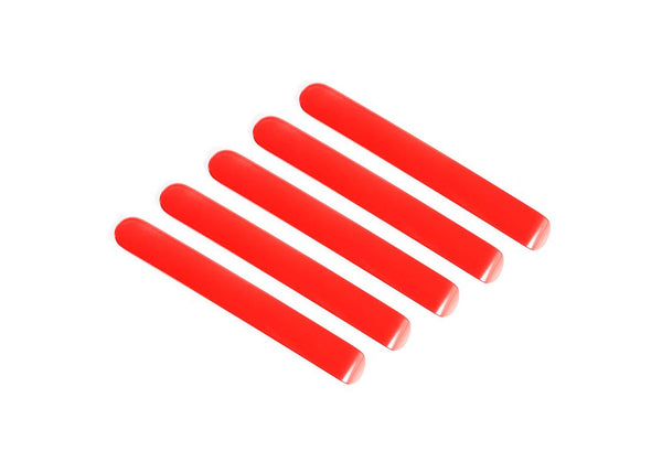 Rugged Ridge 0716 Wrangler JK Door Handle Inserts Red