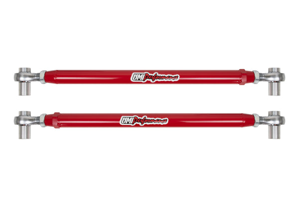 UMI Performance Bras de suspension inférieurs réglables à coussinets décalés en chrome-molybdène 64-72 GM A-Body