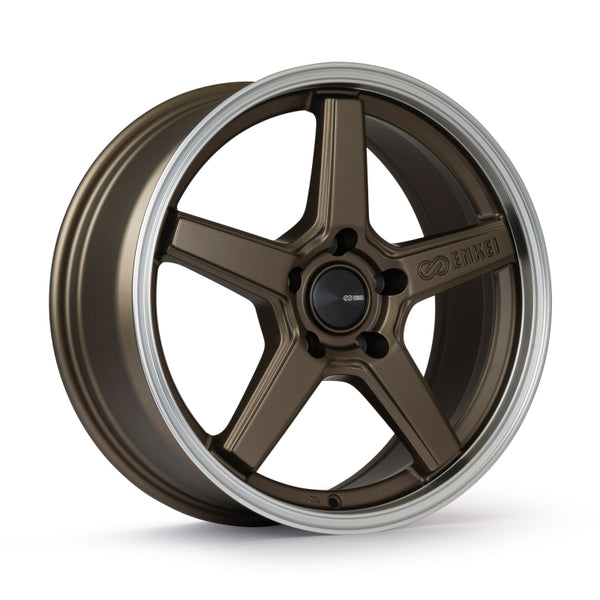 Enkei Quasar 19x8in / 5x114.3 BP / 45mm Offset / 72.6mm Bore - Matte Bronze Wheel