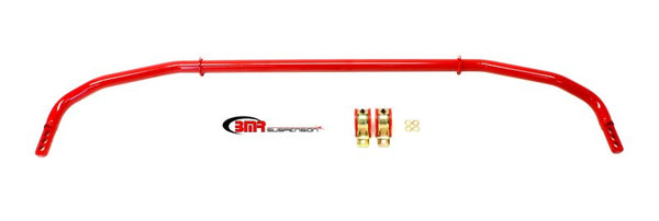 BMR Ensemble de barre stabilisatrice arrière creuse réglable 32mm avec coussinets 12-15 Camaro 5e génération - rouge