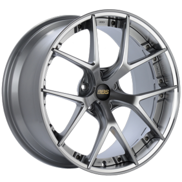 BBS Roue RI-S 20x10 5x112 ET38 - centre argent Diamond / rebord taillé au diamant - PFS/agrafe 82mm requis