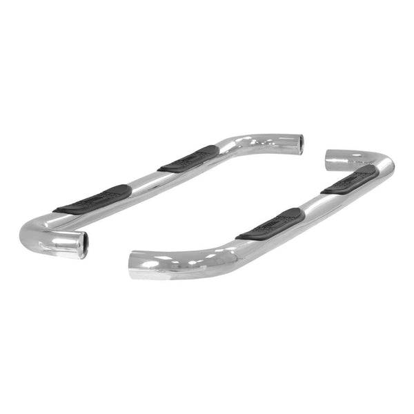 ARIES Marchepieds tubulaires en acier inoxydable 3 po 1988-2000 GM camionnette pleine grandeur cabine allongée (Z71 inclus)