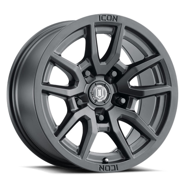 Icon Vehicle Dynamics Icon Alloys Vector 5 SAT black 17 x 8.5/5 x 150/25MM/5.75IN BS