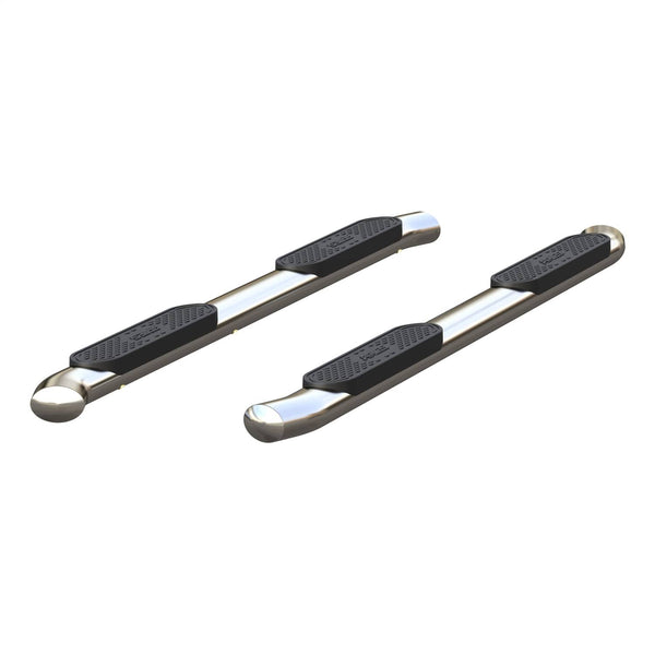 ARIES Barres latérales ovales 4 po 2019+ Silverado/Sierra 1500/2500/3500 cabine allongée - acier inoxydable