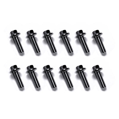 Kooks Boulons de collecteur et quincaillerie de blocage pour moteur LS qté 12 - boulons M8 - 1.25 x 25mm