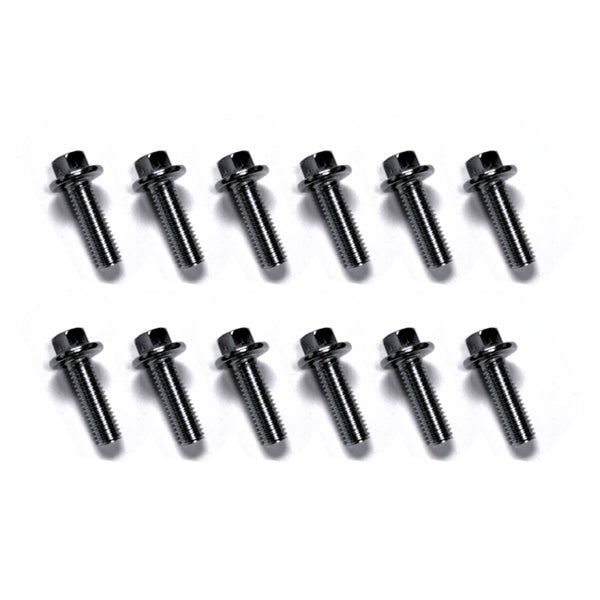 Kooks Boulons de collecteur et quincaillerie de blocage pour moteur LS qté 12 - boulons M8 - 1.25 x 25mm