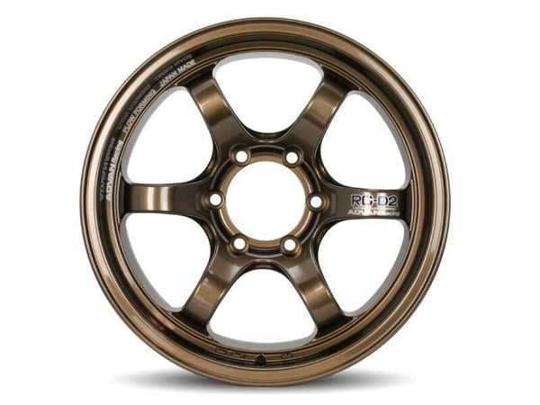 Advan RG-D2 17X8.5 -10 6x139.7 - or métallisé Racing
