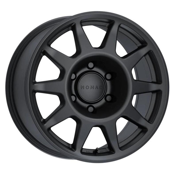 Nomad N505SB Touring 17x8.5in / 5X150 BP / 0mm Offset / 110.5mm Bore - Satin Black