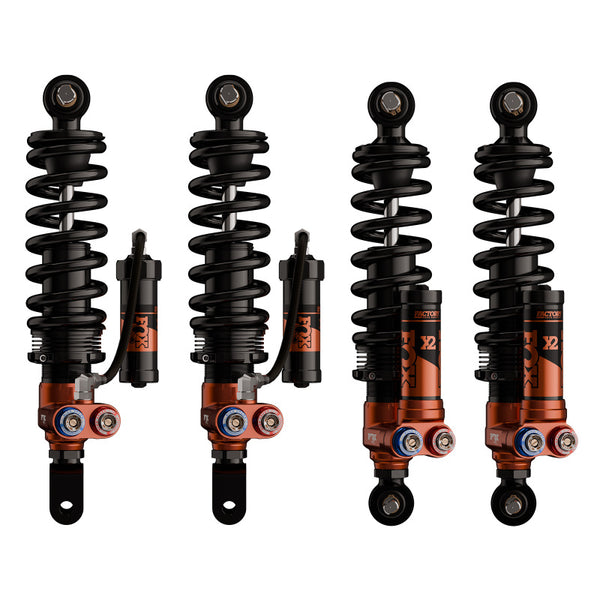 FOX 2.0 On-Road Factory Race Series Front & Rear Coilover Shocks — 2014-2019 Chevrolet Corvette C7 (883-30-004)