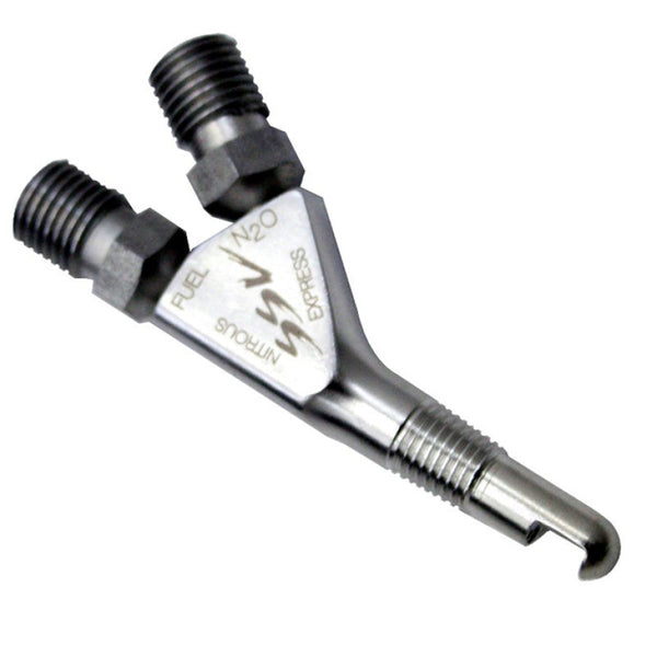 Nitrous Express Buse SSV à décharge à 90 degrés en acier inoxydable remplace toute buse 1/16NPT