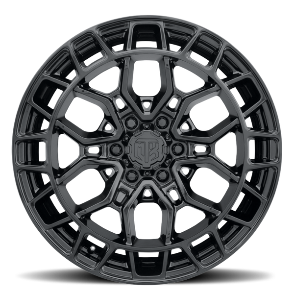 MTX Roue Phantom 6 22x9.5 po / 6x139.7 / déport 30mm / alésage 106.1mm - noir brillant