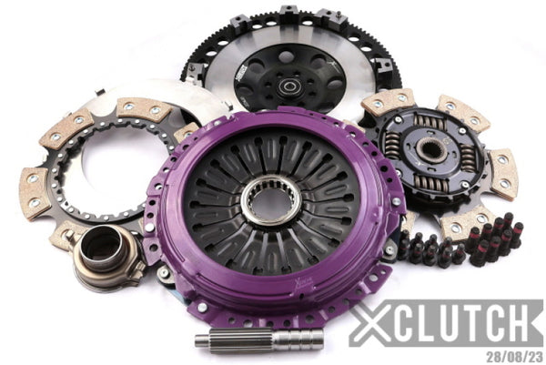 XClutch Ensemble d'embrayage bidisque à ressorts en céramique 9 po 15-21 Subaru WRX STi Base 2.5L