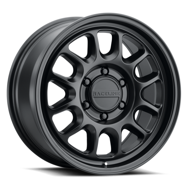 Raceline 958B Rogue 17x8.5in / 8X170 BP / 0mm Offset / 130.81mm Bore - Satin Black
