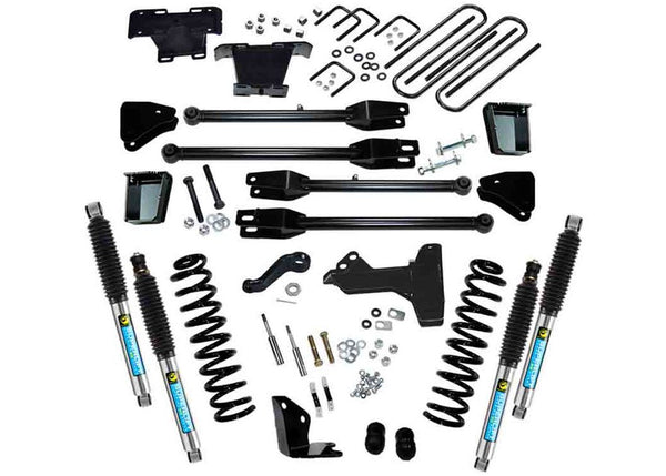 Superlift 6" Lift Kit — Bilstein Shocks, 4-Link, Diesel — 2005-2007 Ford F-250/F-350 Super Duty 4WD (K231B)