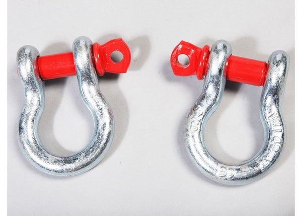 Rugged Ridge Dring Shackles 3/4 Inch Galvanized Pair
