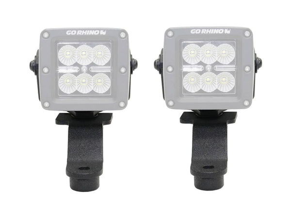 Go Rhino 2018+ Wrangler JL Light Mounts (730030T)