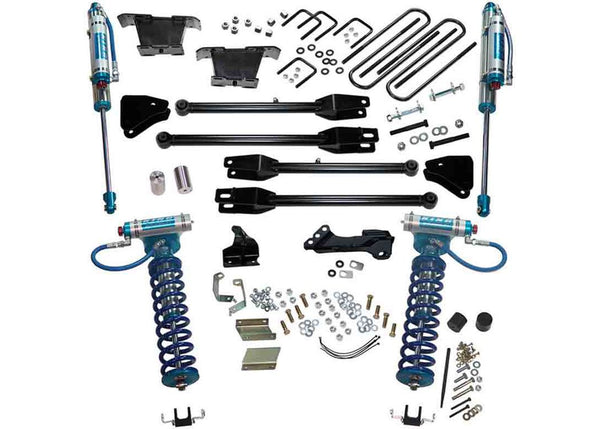 Superlift 2011-2016 Ford F250/F350 Super Duty 4Wd Diesel 4In Lift Kit with A 4 Link Conversion/King Coilovers/Shocks