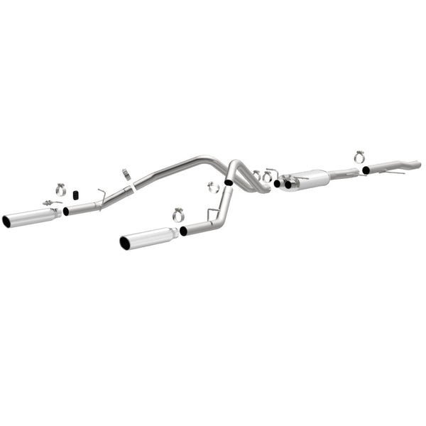 Magnaflow Street Series Stainless Cat-Back System — 10 Chevy Silverado EC/SB (15565)