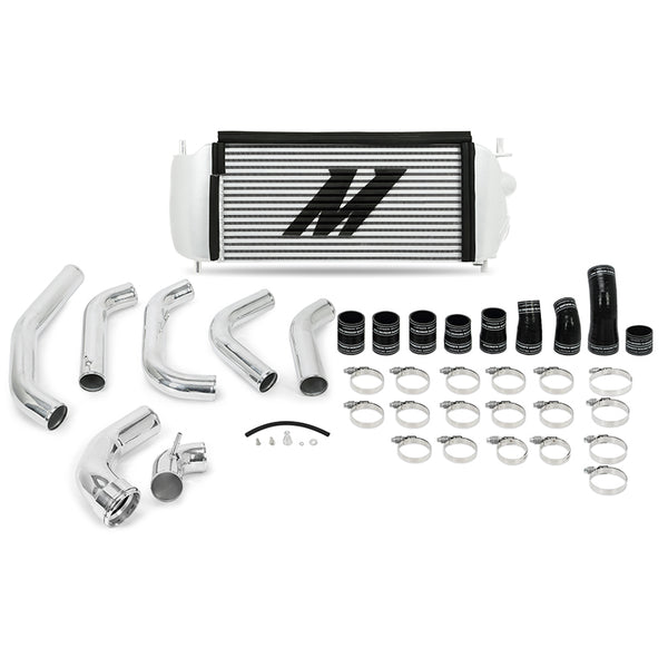 Mishimoto Ensemble de refroidisseur intermédiaire performance argent avec tuyaux polis 15-16 Ford F-150 EcoBoost 3.5L