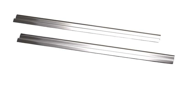 Kentrol Protège-seuils (paire) 97-06 Jeep Wrangler TJ - argent poli