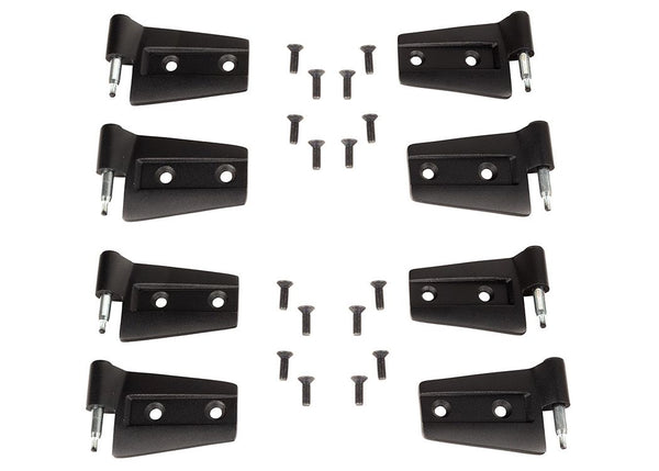Rugged Ridge Door Hinge Kit 8 Piece - 0718 Jeep Wrangler Unlimited Jku 4 Door