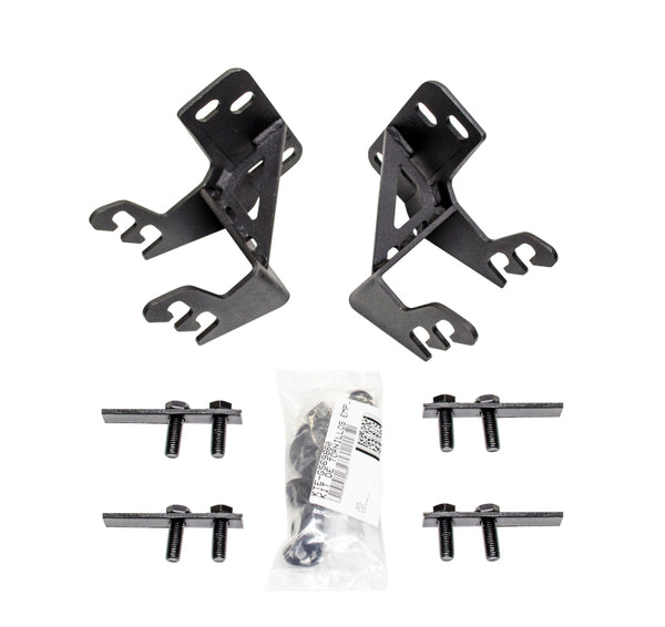 Go Rhino 2011-2016 F-250/F-350/F-450 Super Duty RC3 and RC4 Mounting Brackets Black (568960TK)