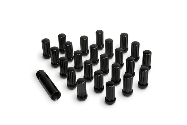 Icon Vehicle Dynamics Icon Alloys Lug Nut Kit Black 14 X 1.5/24 Count with Key