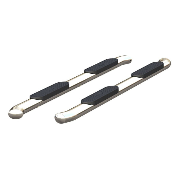 ARIES Barres latérales ovales en acier inoxydable 4 po 2019+ Ram 1500 cabine multiplace - poli