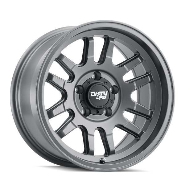 Dirty Life Roue 9310 Canyon 17x9 / 5x127 / déport -12mm / moyeu 71.5mm - graphite satiné