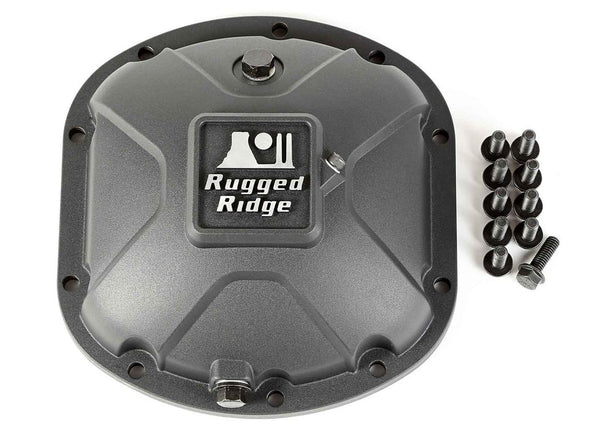 Rugged Ridge Couvercle de différentiel Boulder en aluminium DANA 30 - noir