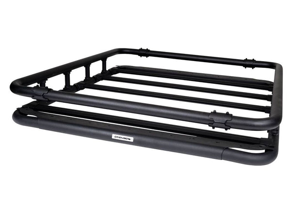 Go Rhino Srm500 55In Flat Platform Roof Rack With Quad Rail Kit Textured Black (5935453T)